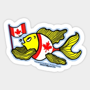 Canada Fish Sticker